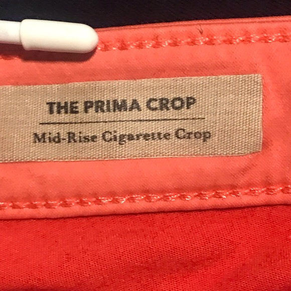 AG Orange Prima Crop Cigarette Jeans - Picture 3 of 5